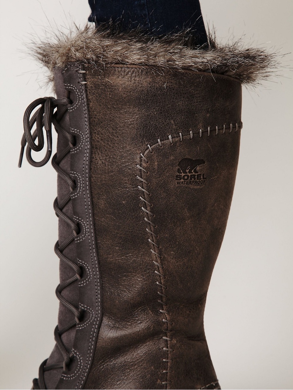 Sorel Women's Cate the Great Tall Lace Up Boot - Picture 8 of 13
